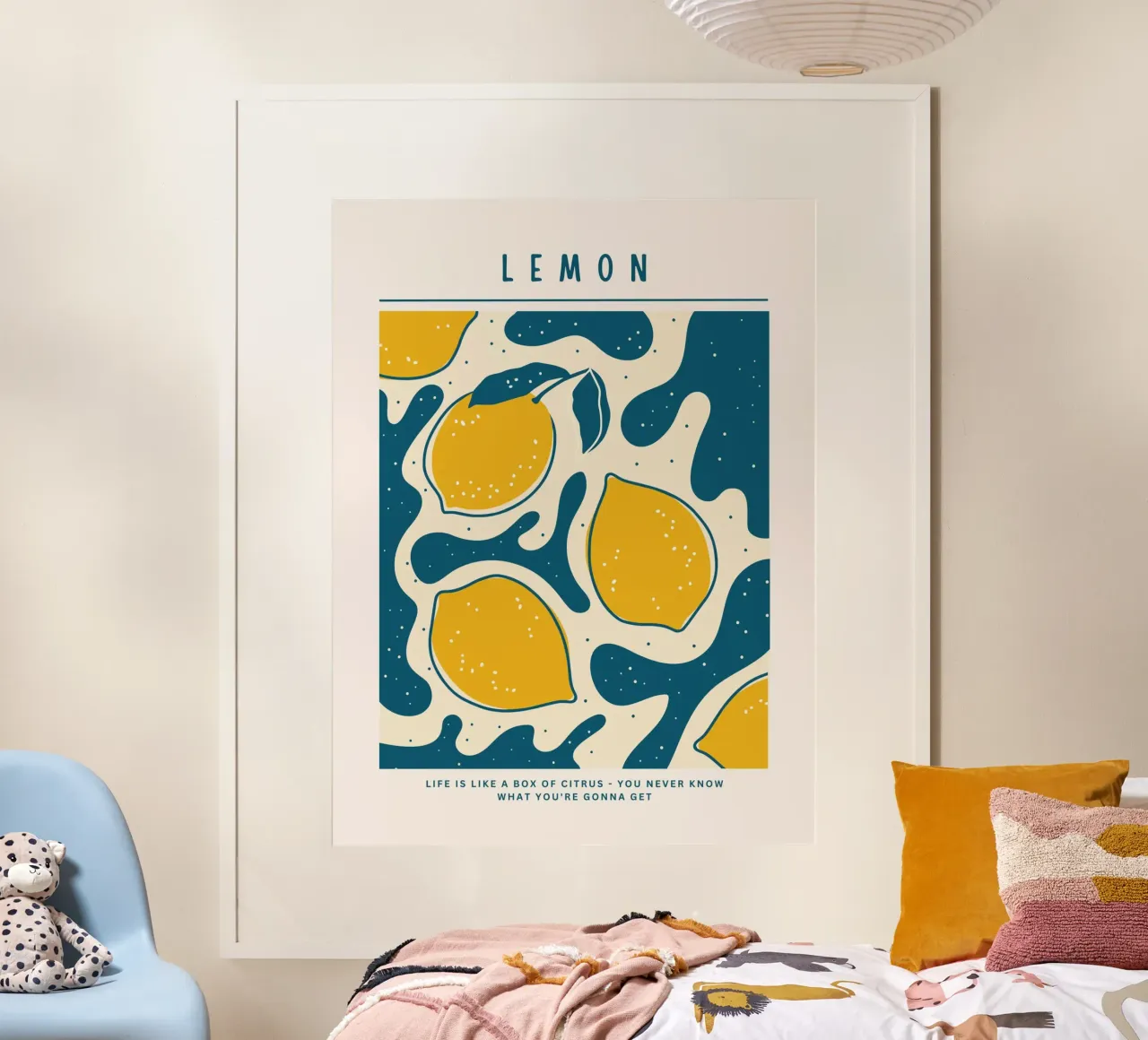 Design rétro d'agrumes poster de Whole©