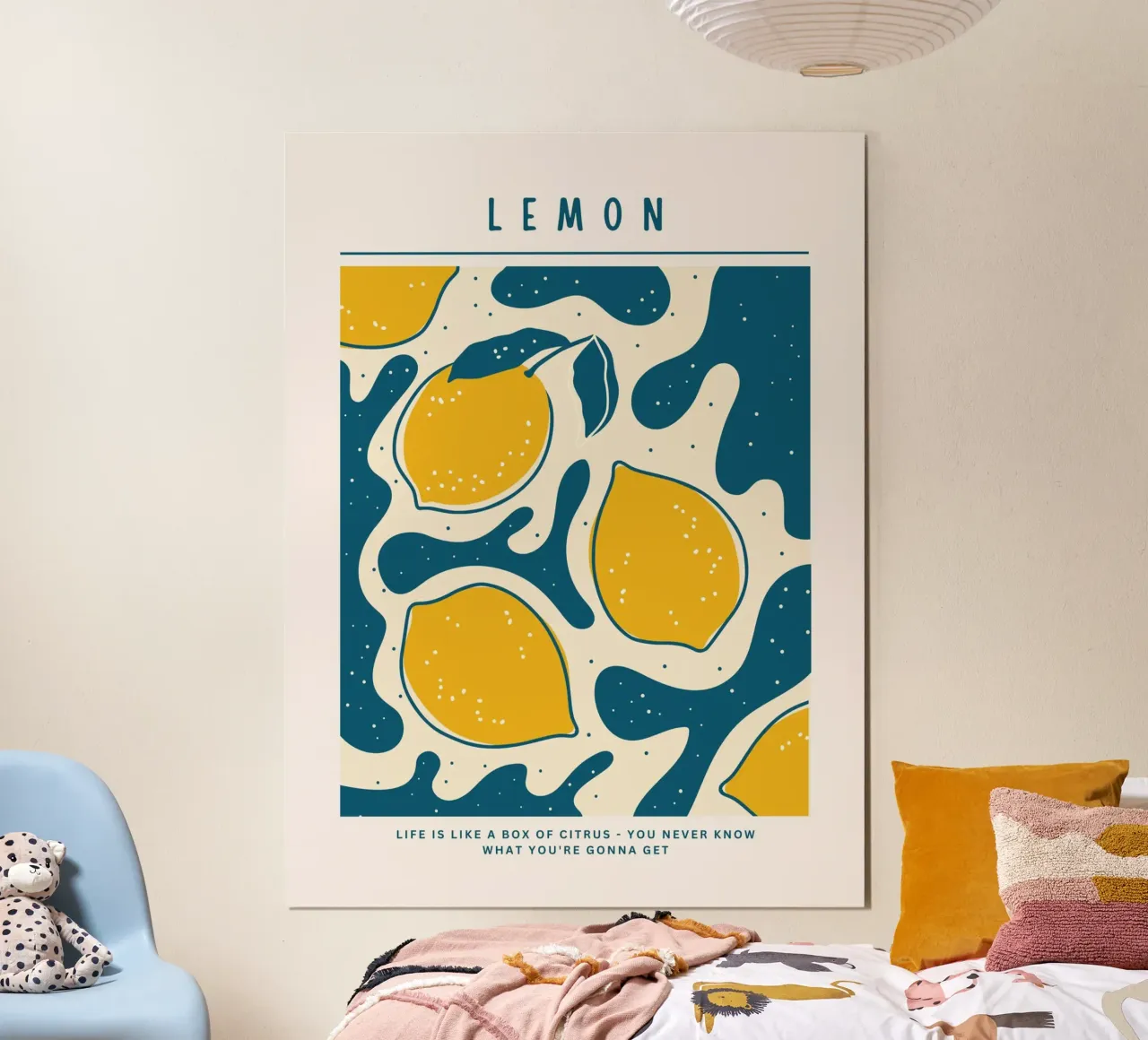 Design rétro d'agrumes poster de Whole©