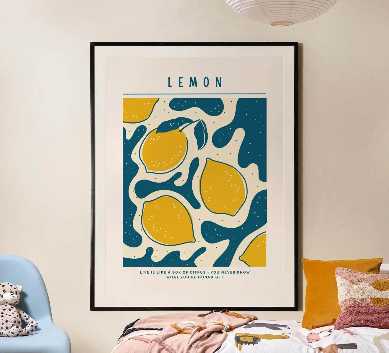 Design rétro d'agrumes poster de Whole©