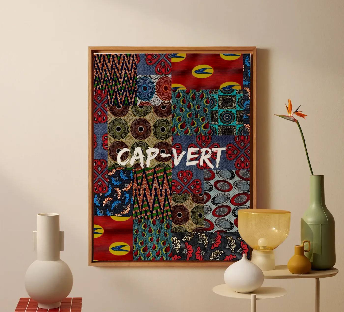 Cap-Vert Leinwand von Mathudace Créas
