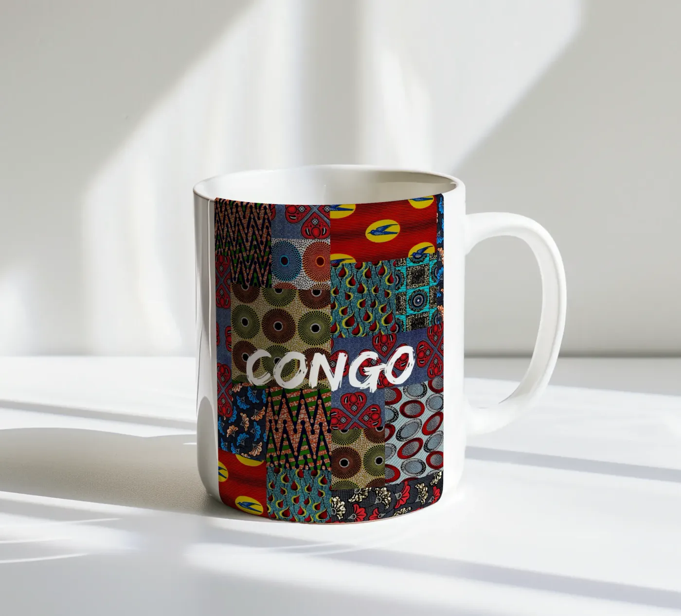 Congo ceramic mug by Mathudace Créas