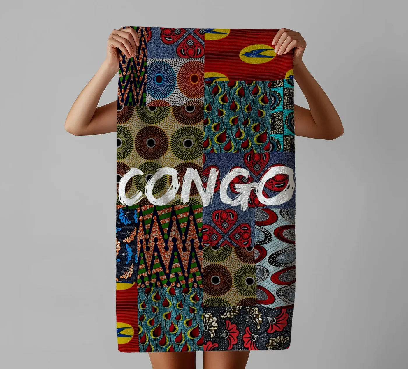 Congo Handtuch von Mathudace Créas