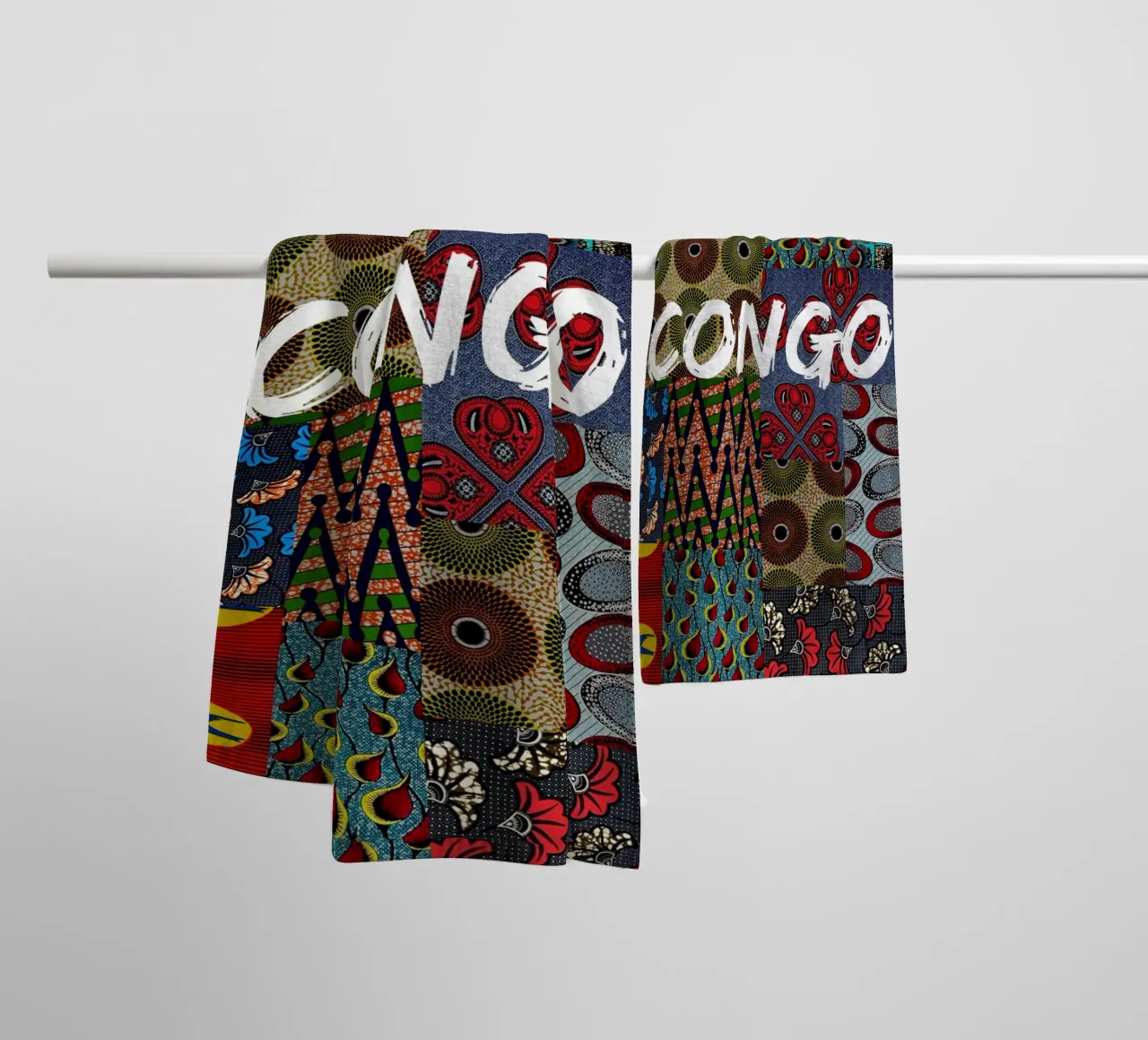 Congo towel by Mathudace Créas