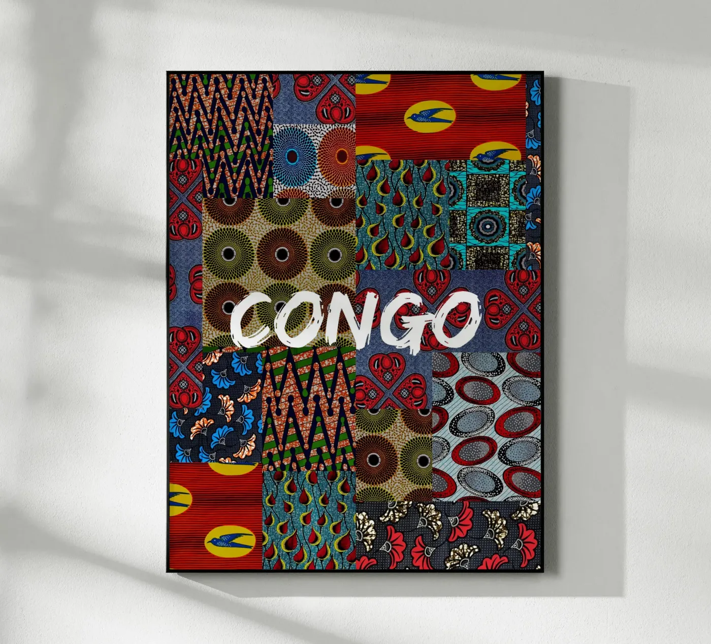 Congo Acryl-Glas von Mathudace Créas