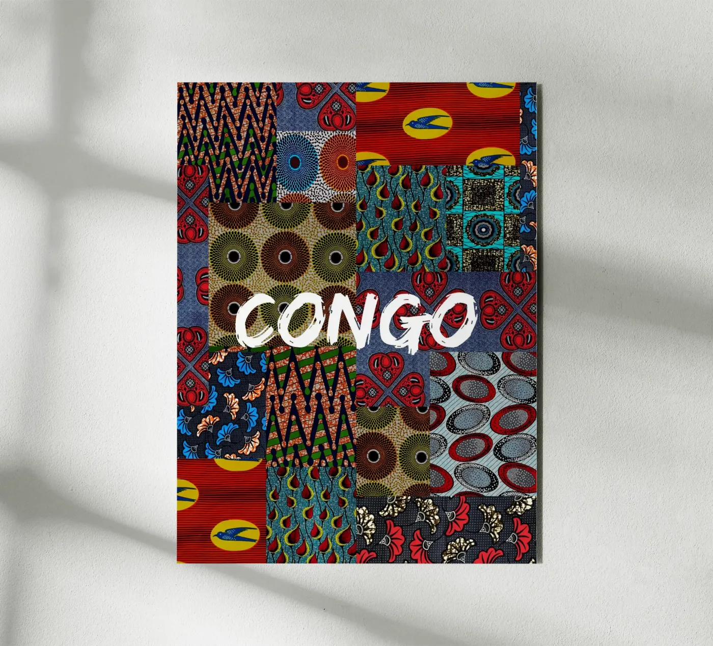 Congo forex-plaat van Mathudace Créas