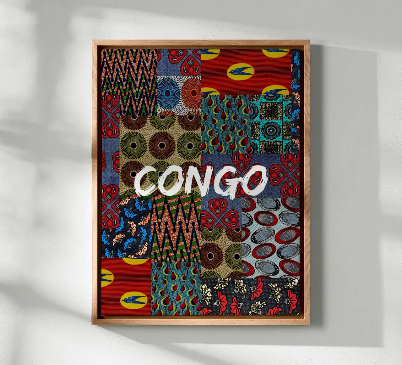 Congo tela con Cornice a cassetta da Mathudace Créas