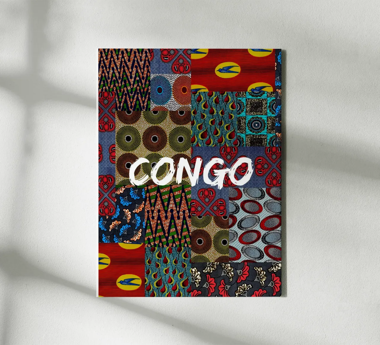 Congo canvas van Mathudace Créas