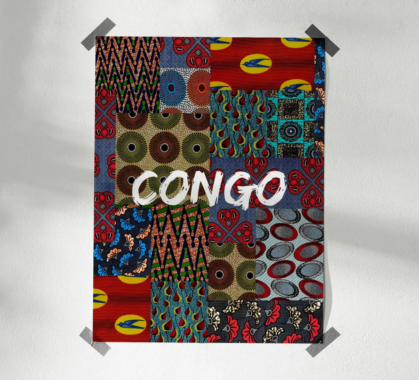Congo Poster von Mathudace Créas