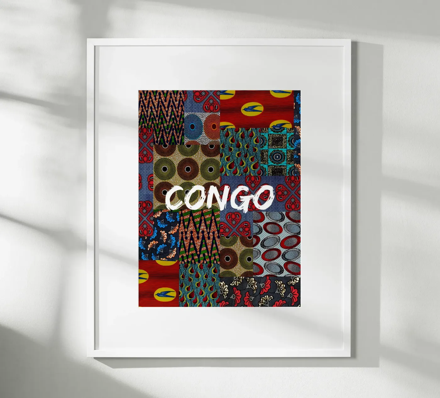 Congo Poster von Mathudace Créas