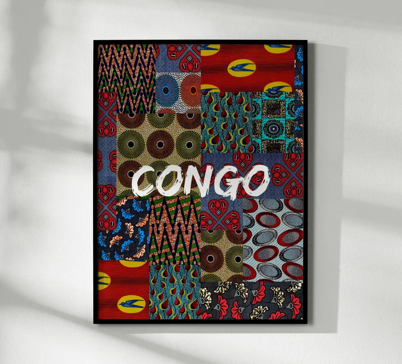 Congo Poster von Mathudace Créas