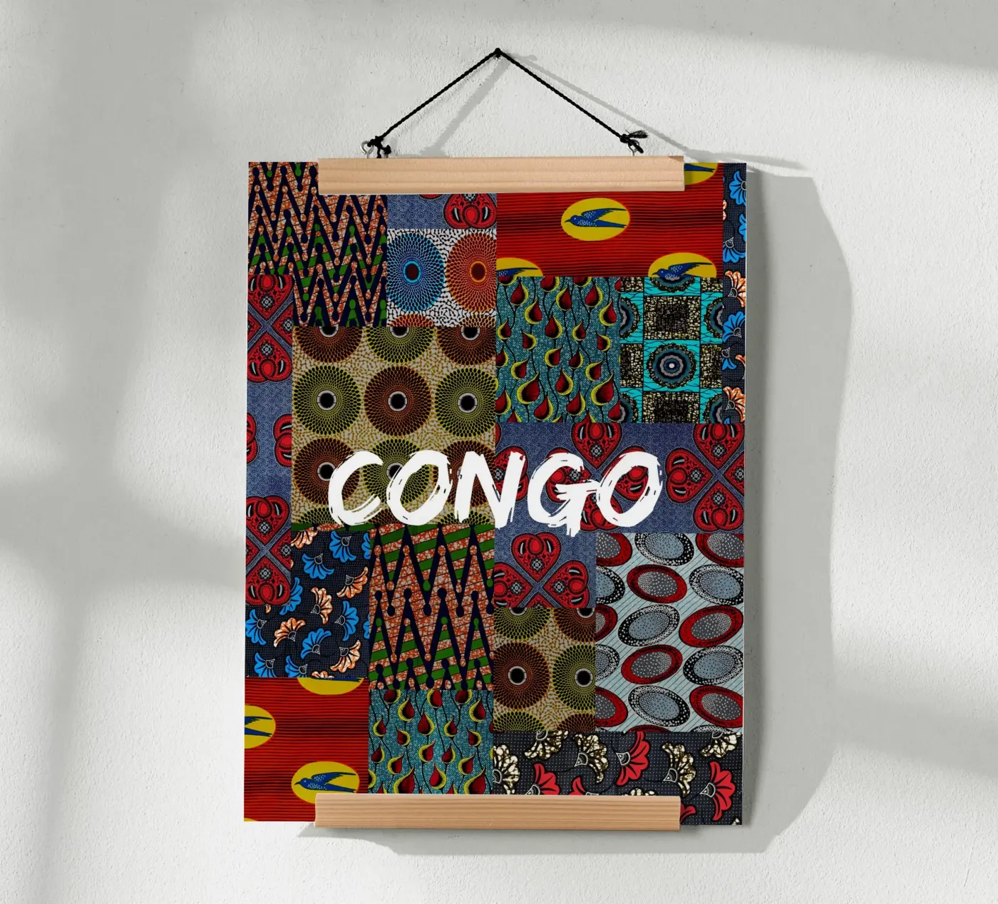 Congo Poster von Mathudace Créas