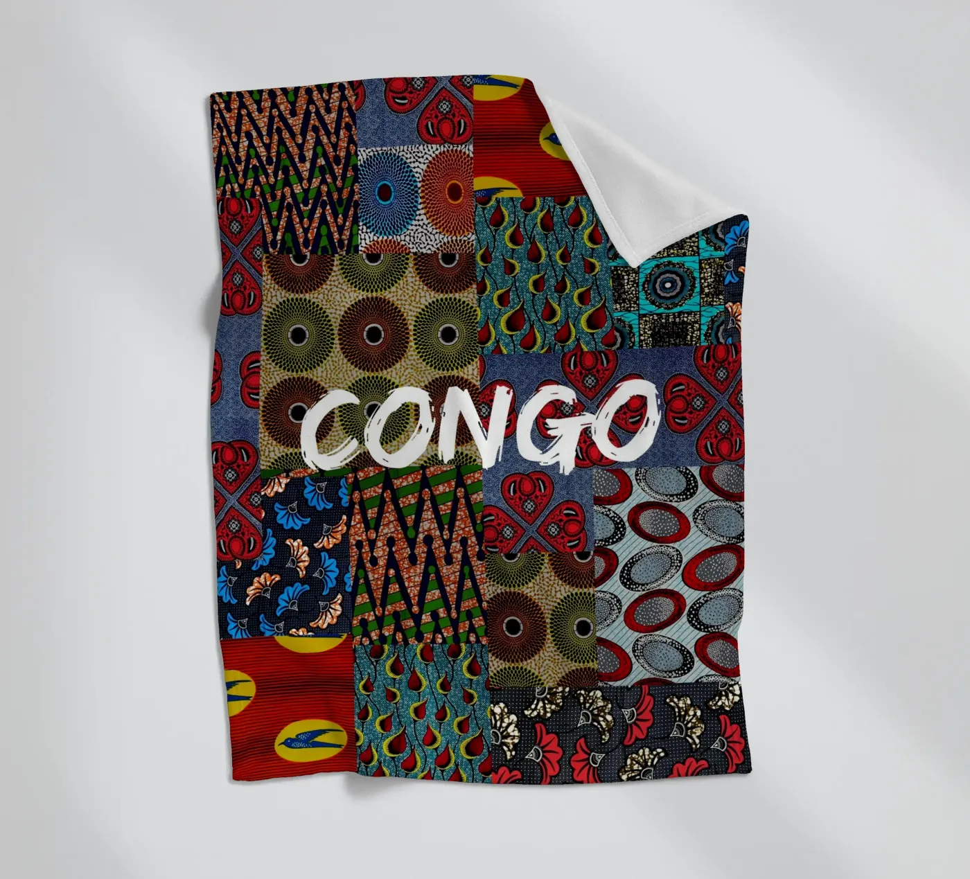 Congo plaid polaire de Mathudace Créas