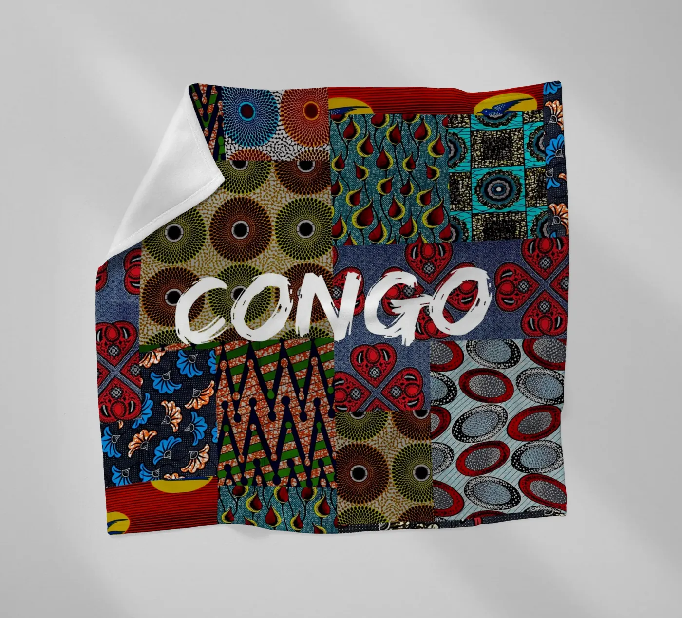 Congo plaid polaire de Mathudace Créas