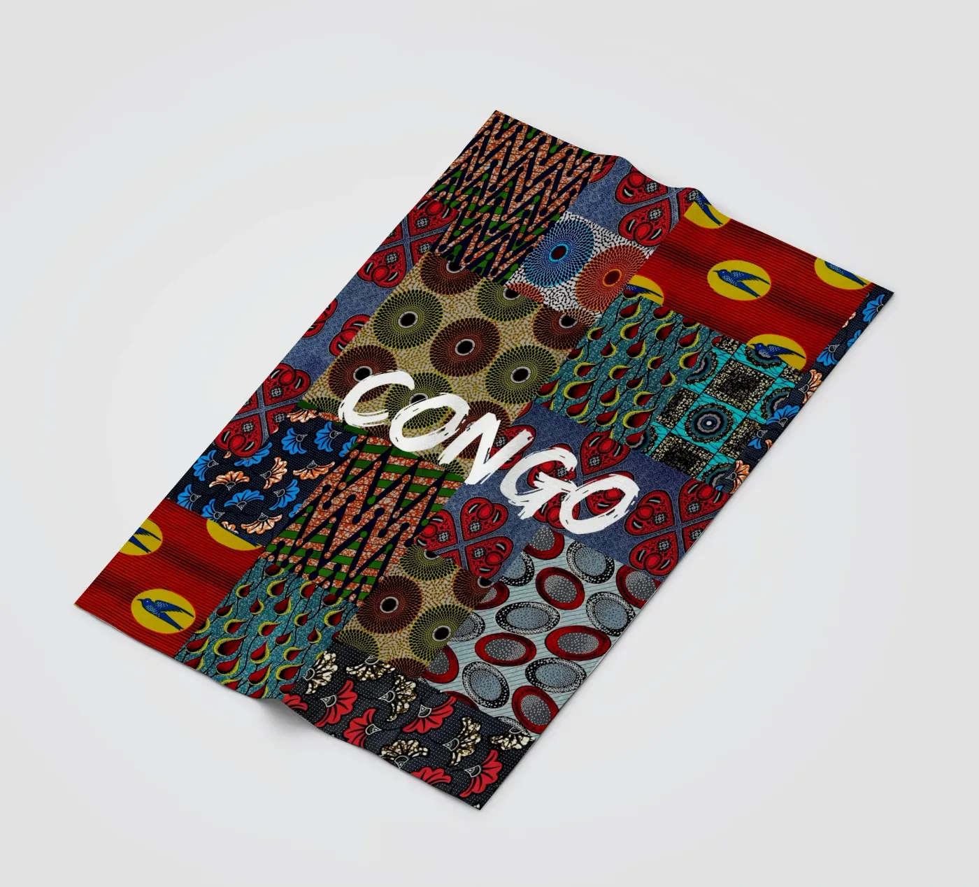 Congo plaid polaire de Mathudace Créas