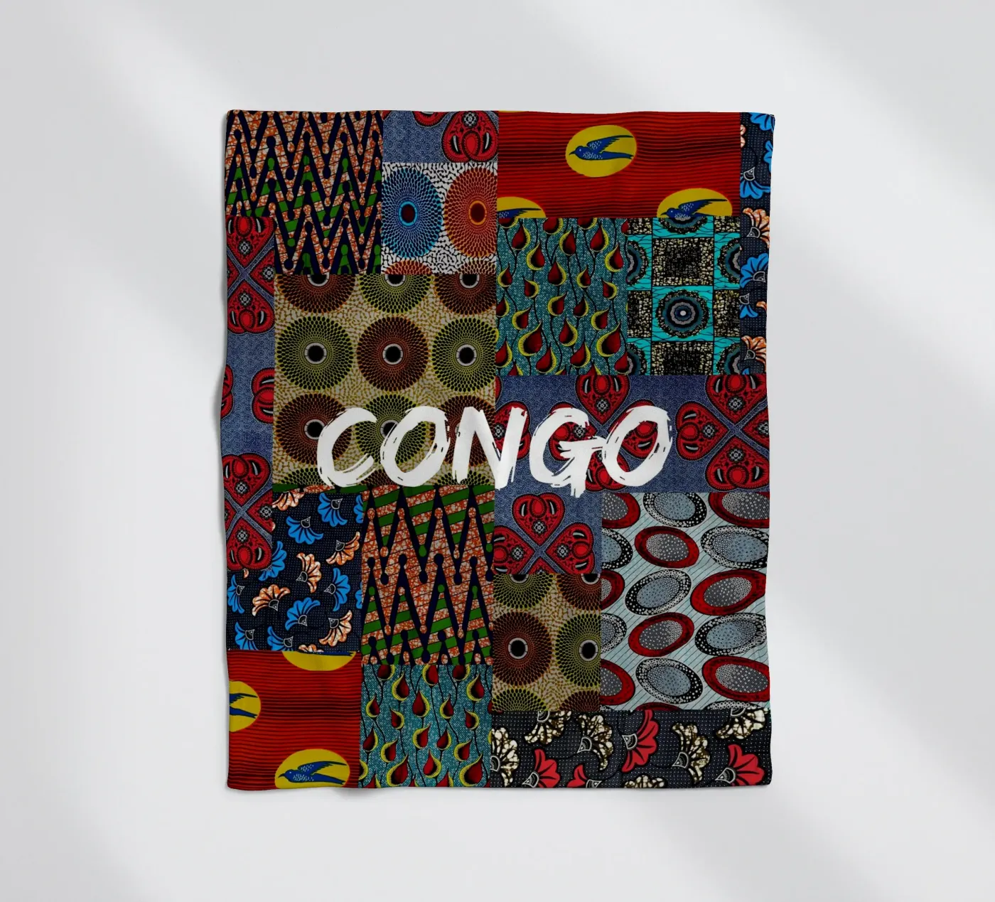 Congo plaid polaire de Mathudace Créas