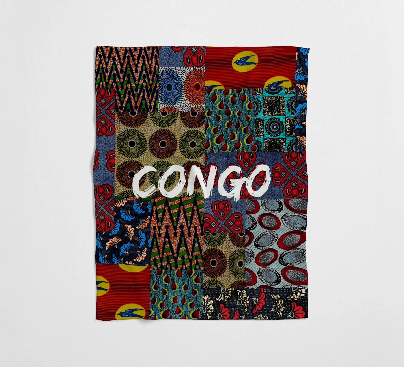 Congo plaid polaire de Mathudace Créas