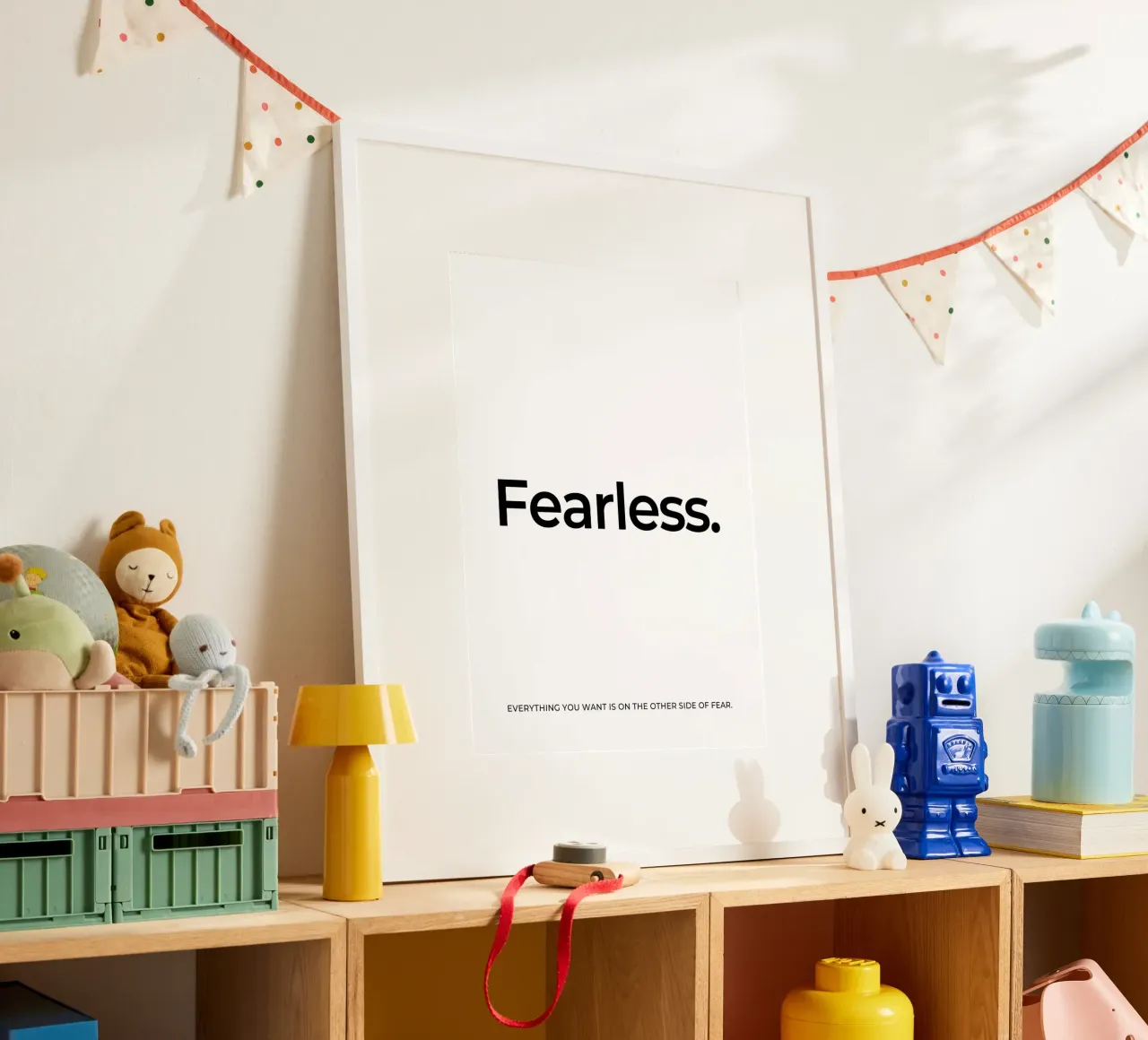 Fearless quote poster by Paigaam Studio