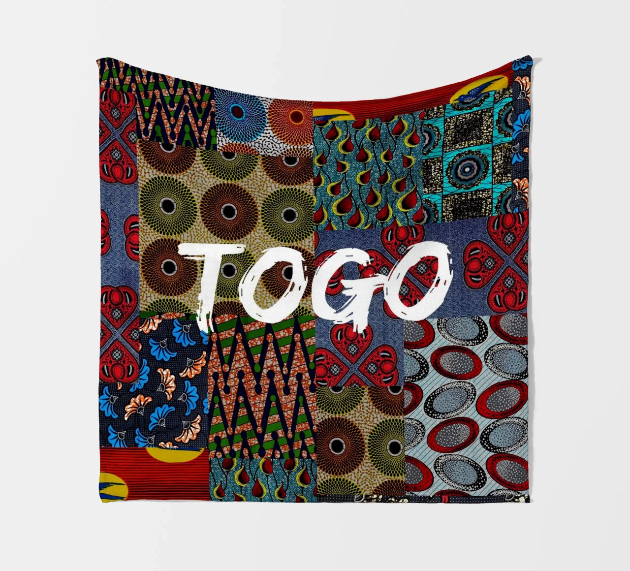 Togo coperta in pile da Mathudace Créas