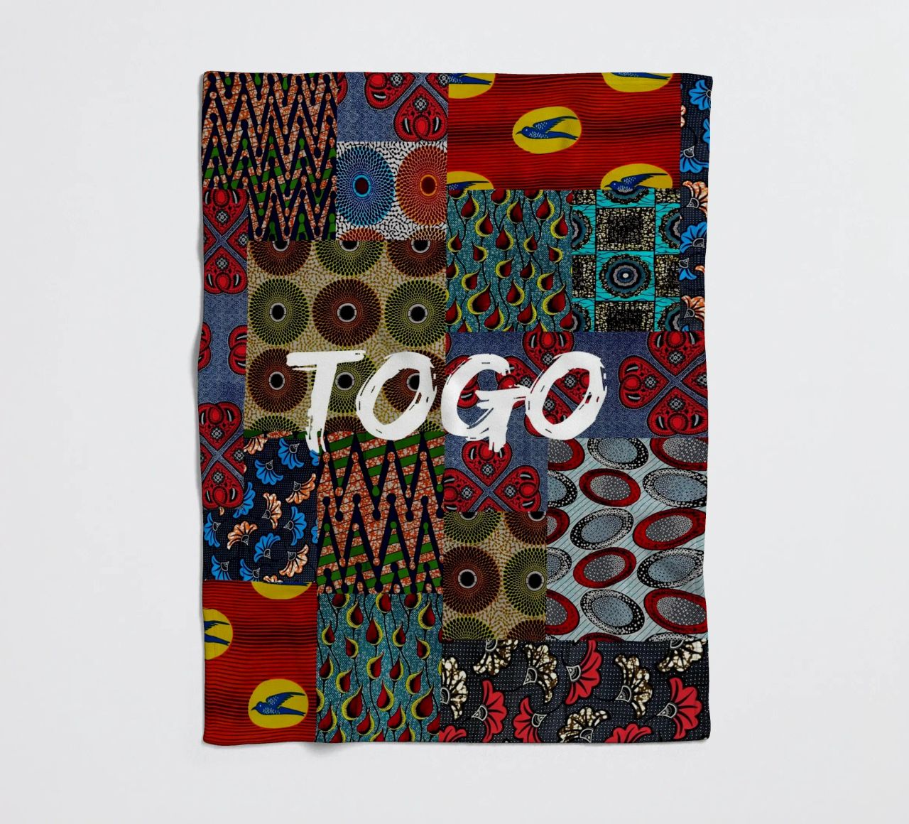 Togo coperta in pile da Mathudace Créas