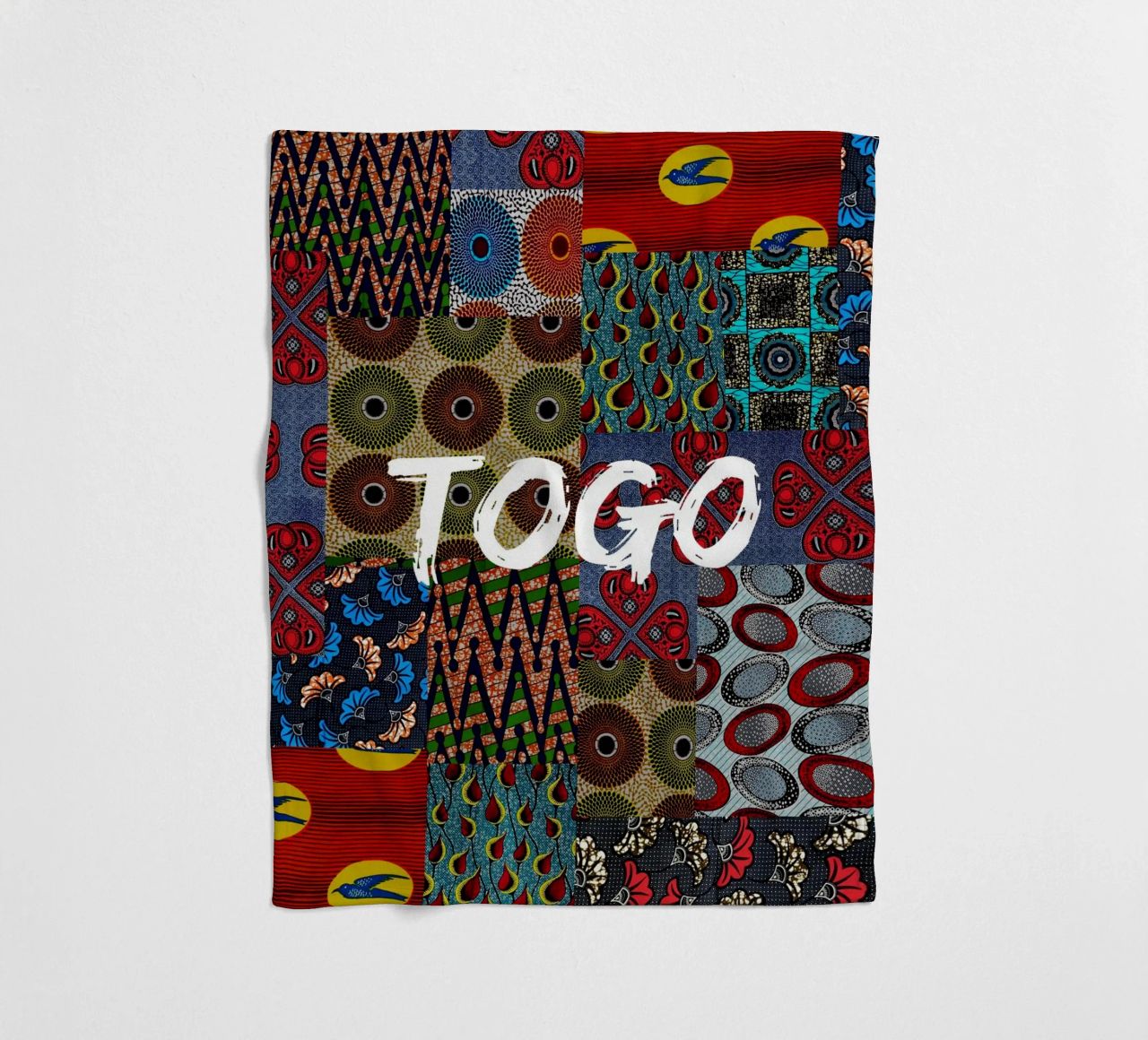 Togo coperta in pile da Mathudace Créas