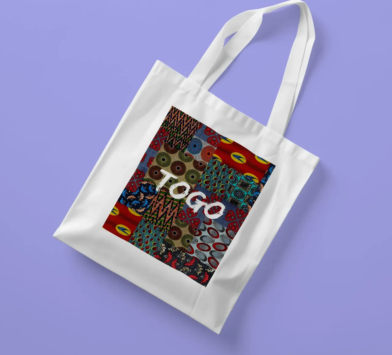 Togo borsa in juta da Mathudace Créas