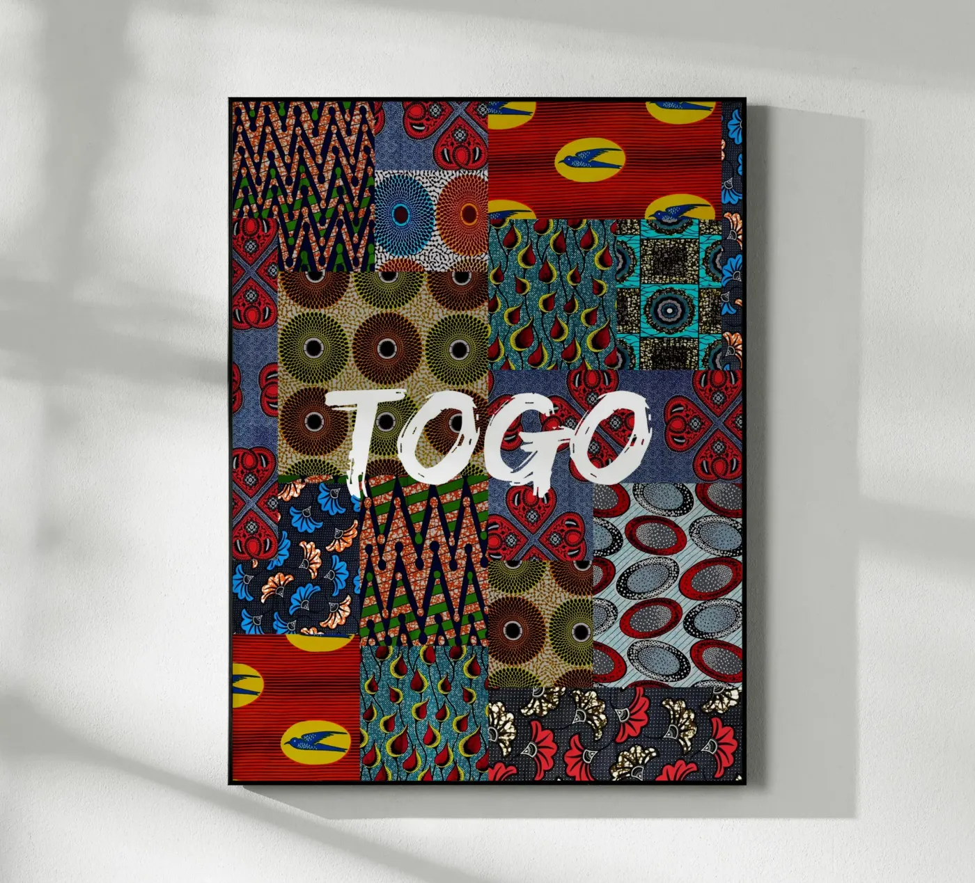 Togo Acryl-Glas von Mathudace Créas