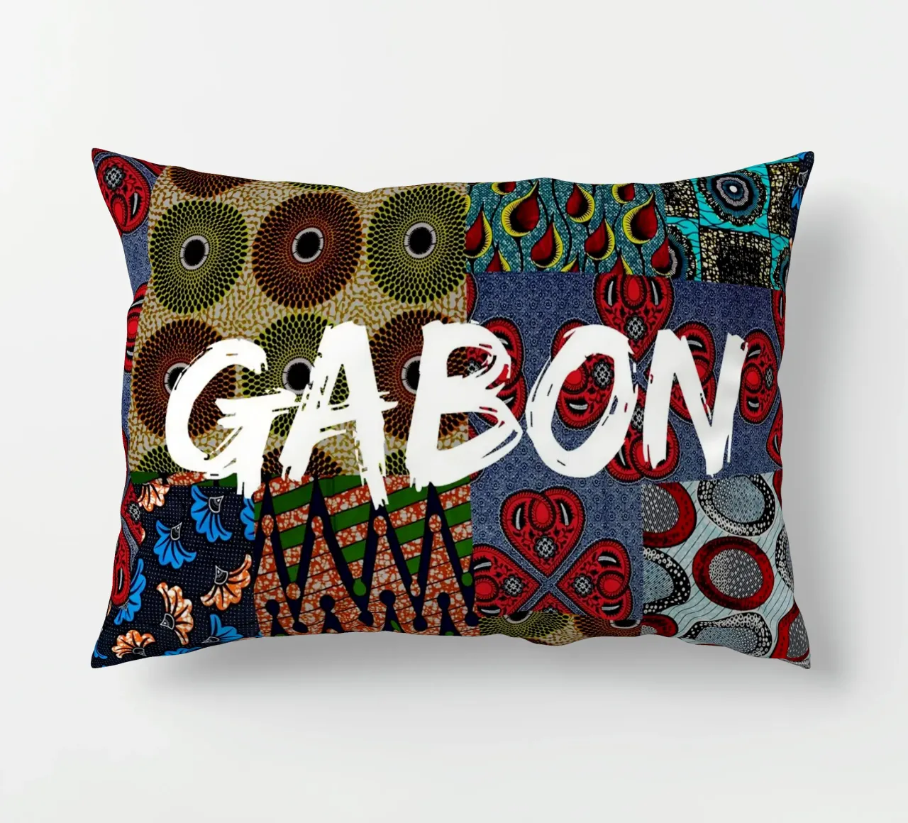 Gabon cuscino da Mathudace Créas