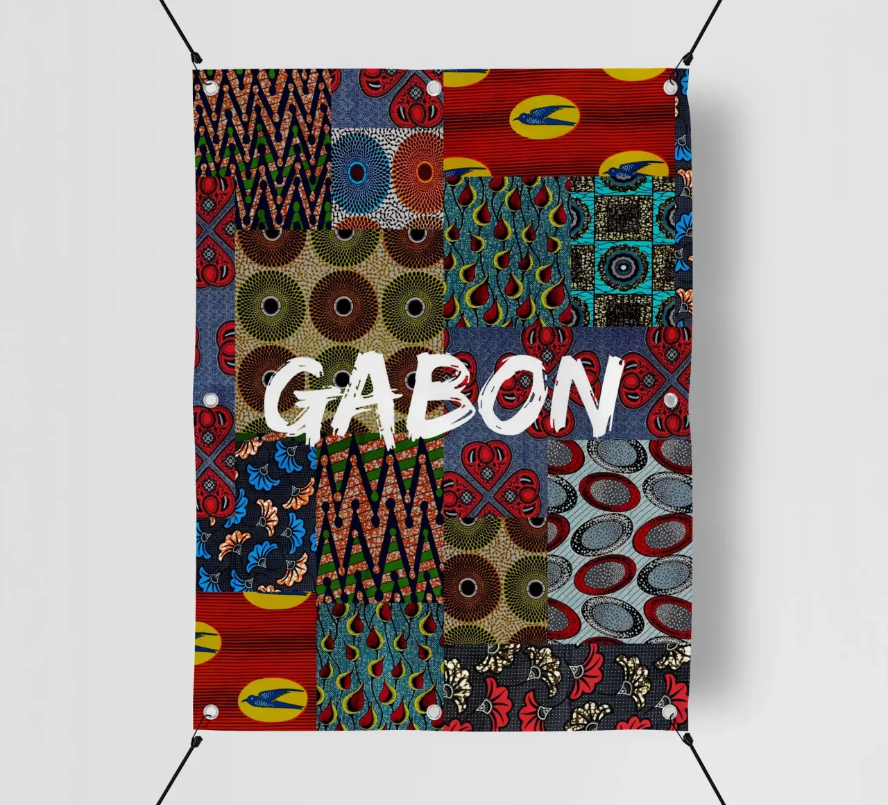 Gabon telo in pvc da Mathudace Créas