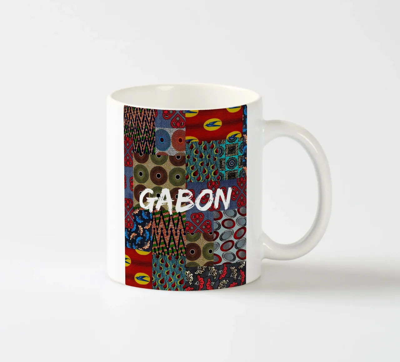 Gabon tazza in ceramica da Mathudace Créas