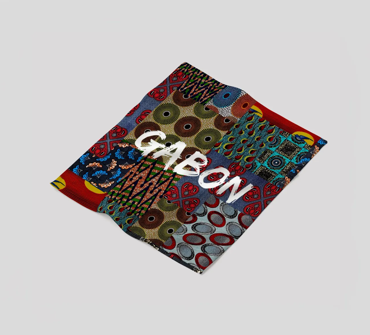 Gabon coperta in pile da Mathudace Créas