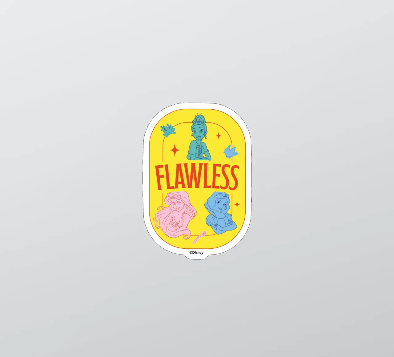 FLAWLESS adesivo da DISNEY PRINCESS - Sticker Shop