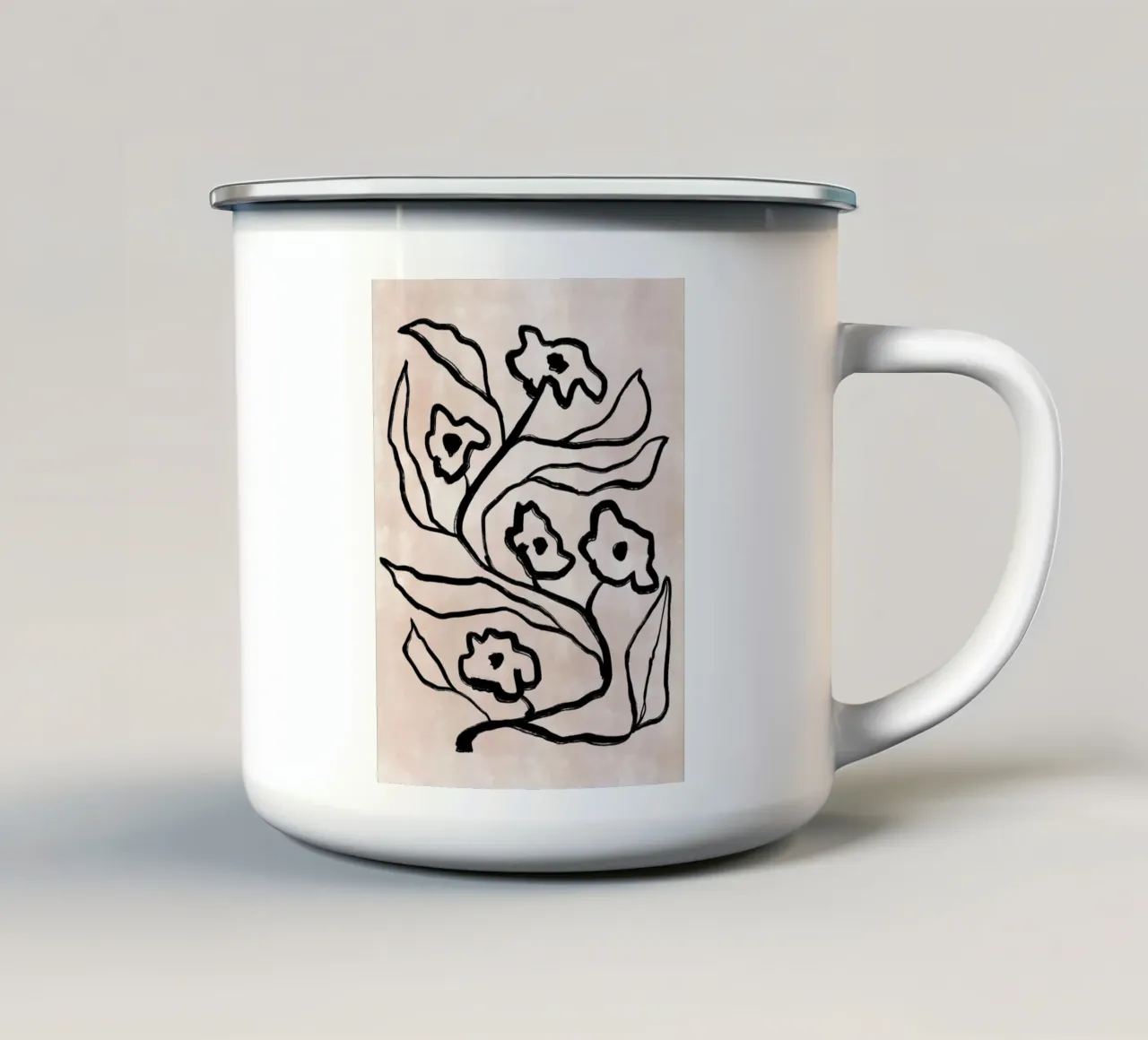 Vie Simple No 67 emaille mok van treechild