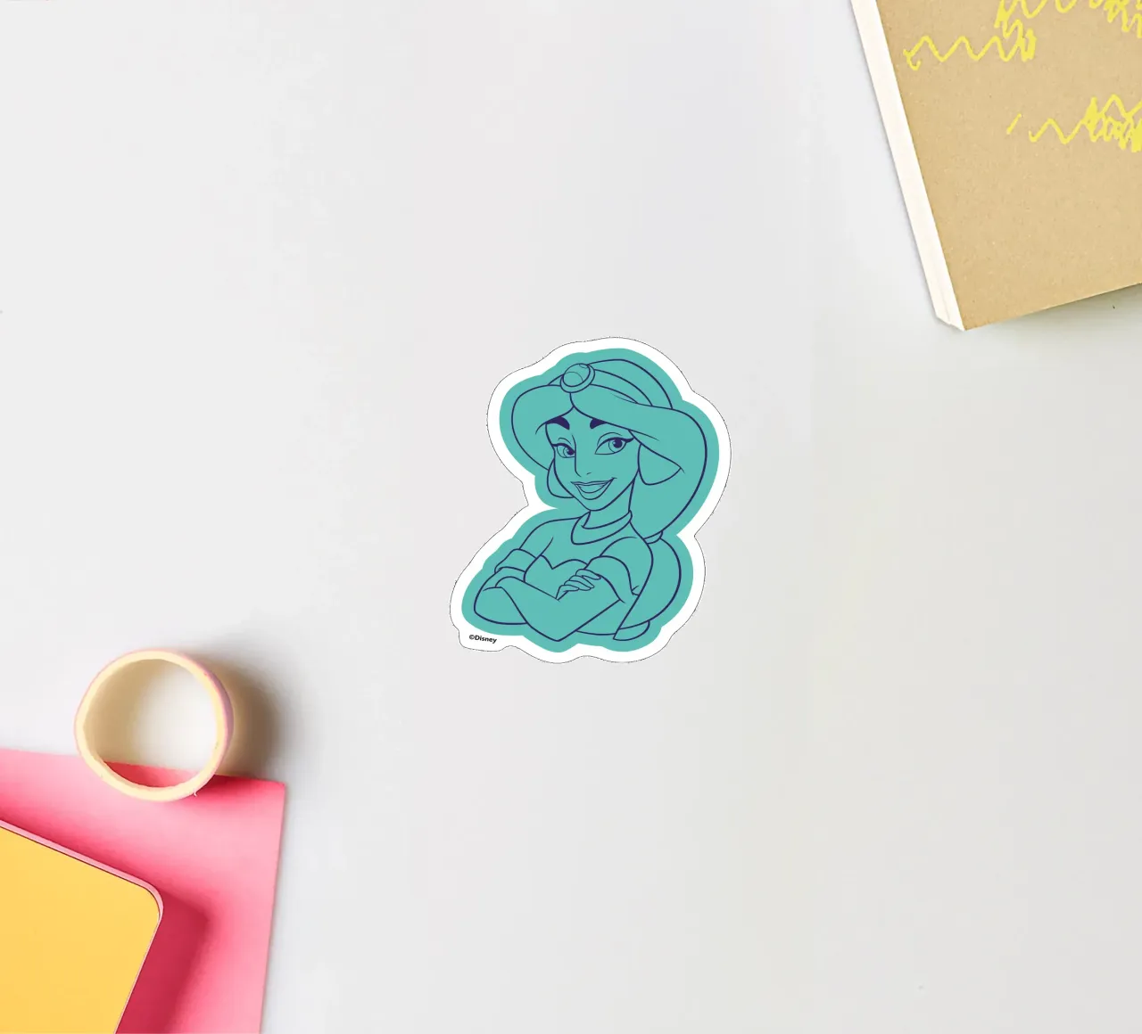 JASMINE OUTLINE Sticker von DISNEY PRINCESS - Sticker Shop