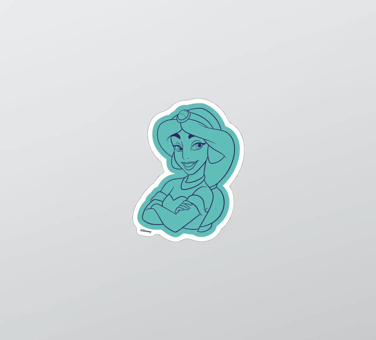 JASMINE OUTLINE Sticker von DISNEY PRINCESS - Sticker Shop