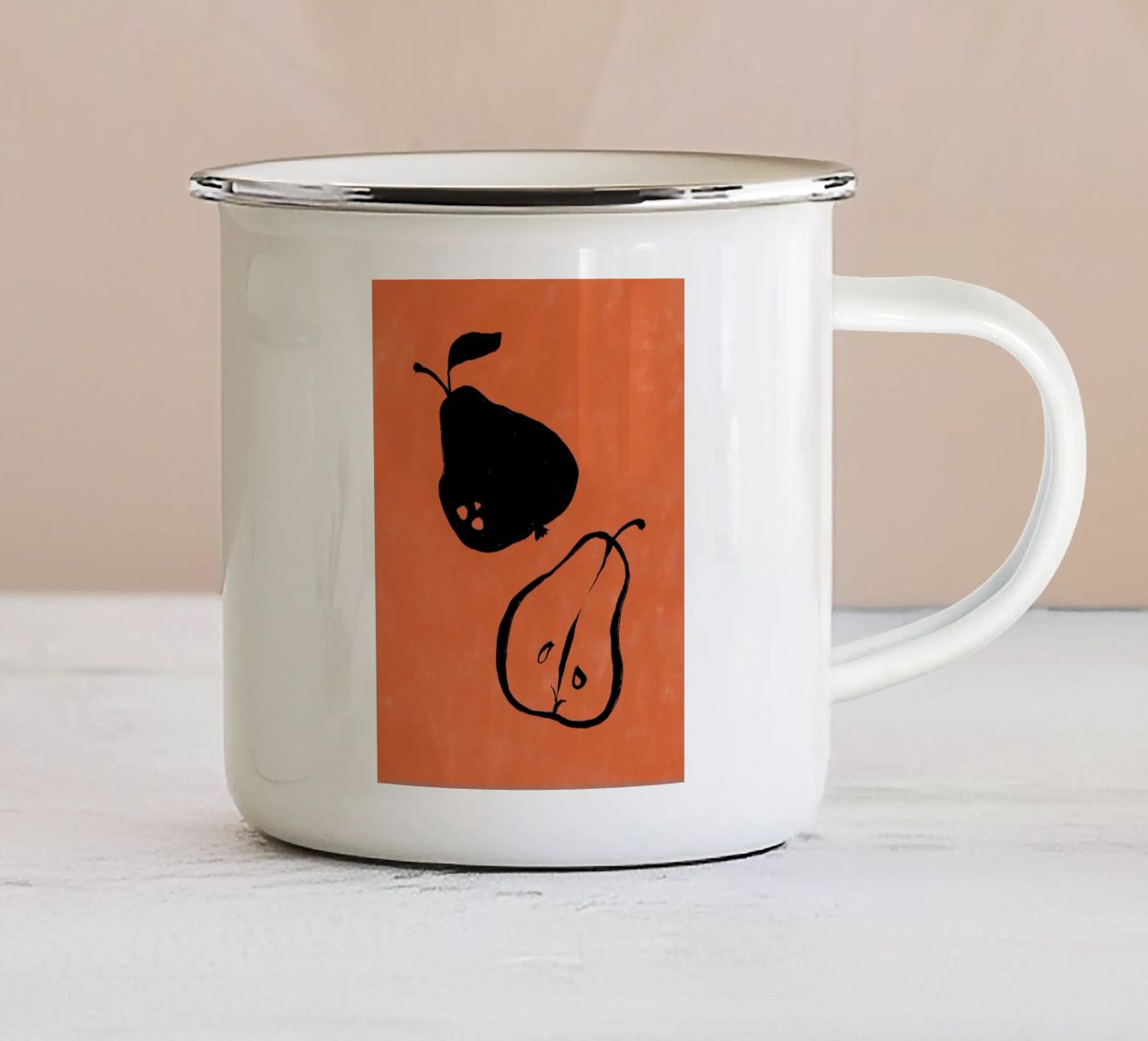 Vie Simple No 69 emaille mok van treechild