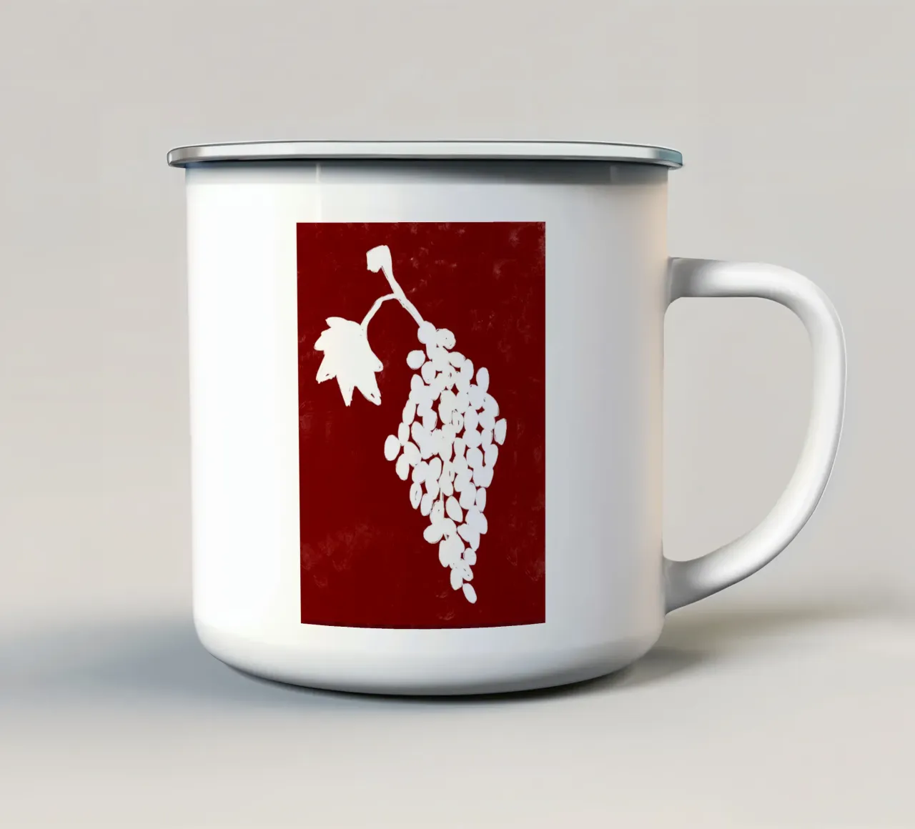 Vie Simple No 70 Emaille Tasse von treechild