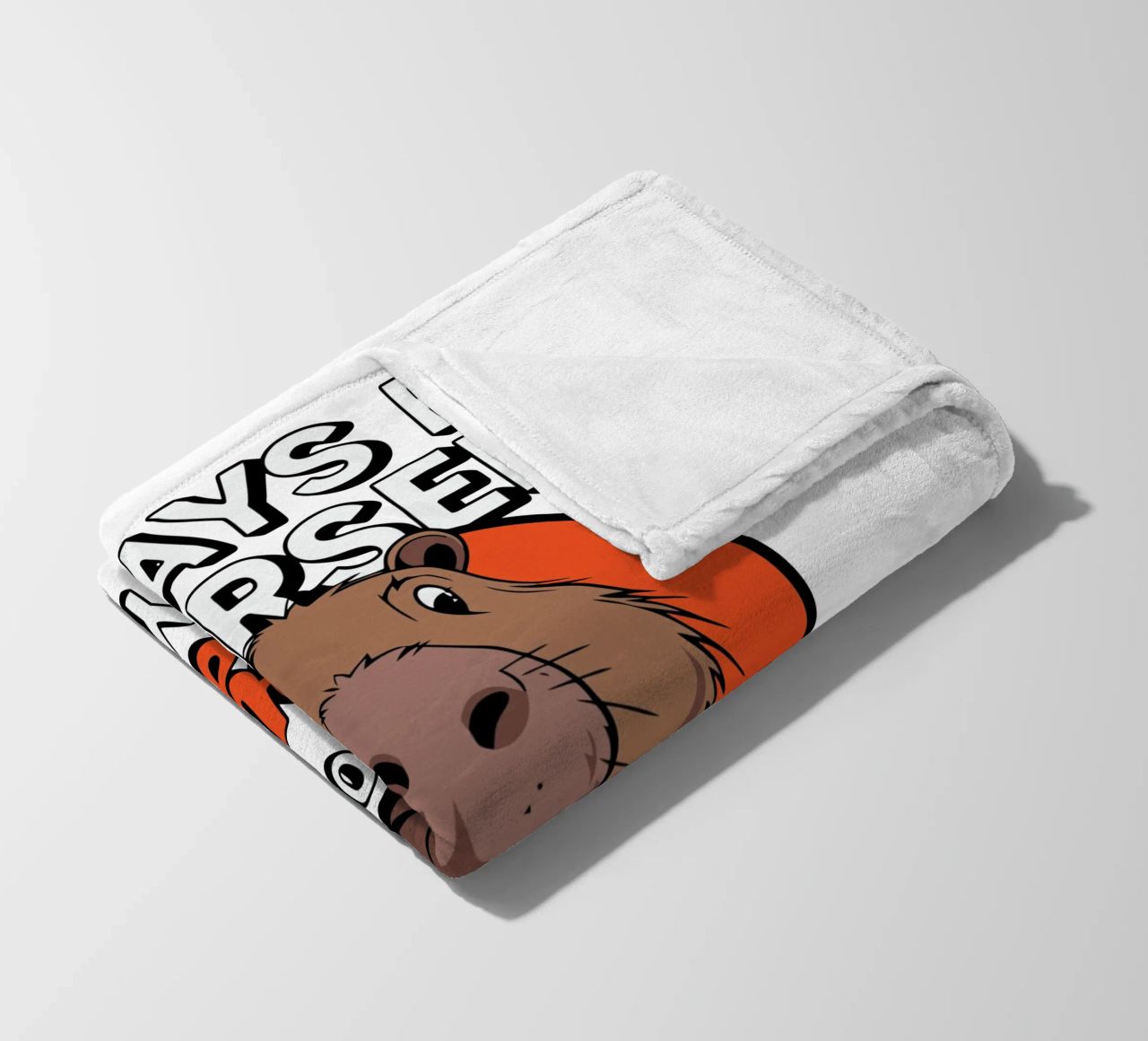 Always be yourself unless you can be a capybara then always coperta in pile da edsonramosart