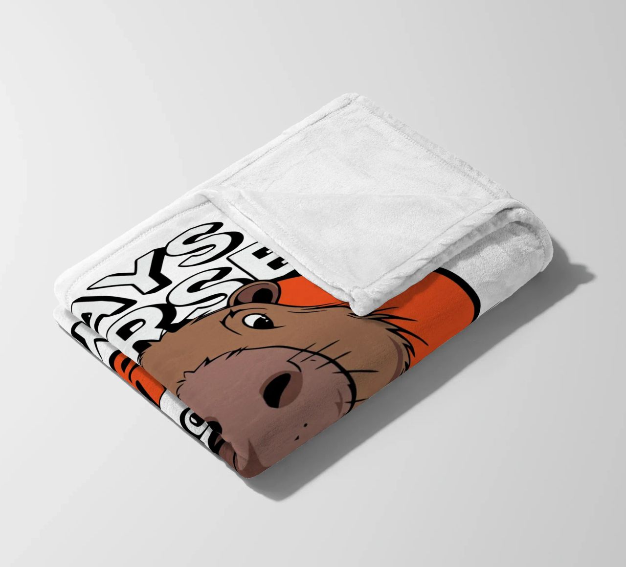 Always be yourself unless you can be a capybara then always coperta in pile da edsonramosart