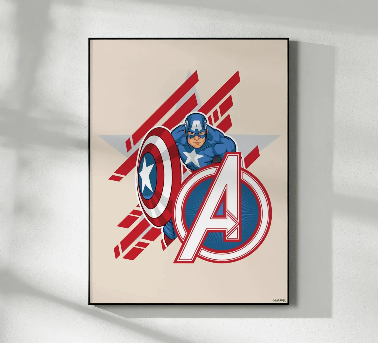 Captain America plexiglass da MARVEL Designs by JUNIQE