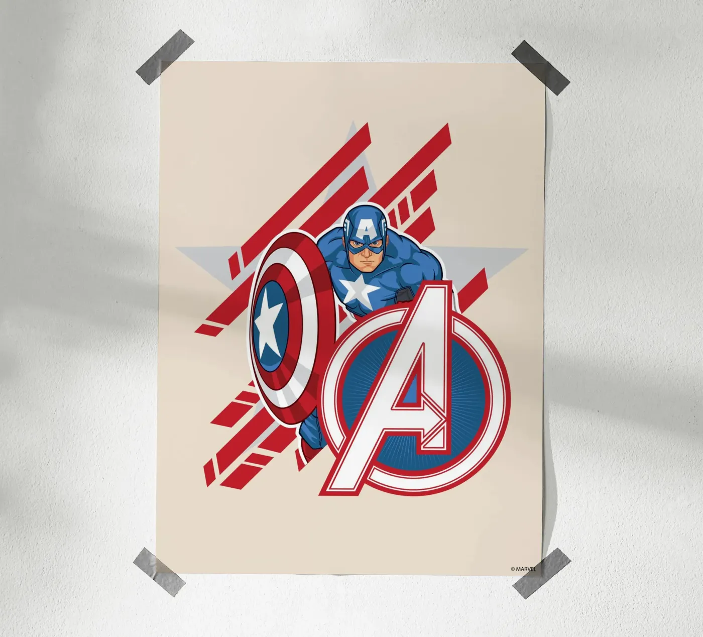 Captain America poster da MARVEL Designs by JUNIQE