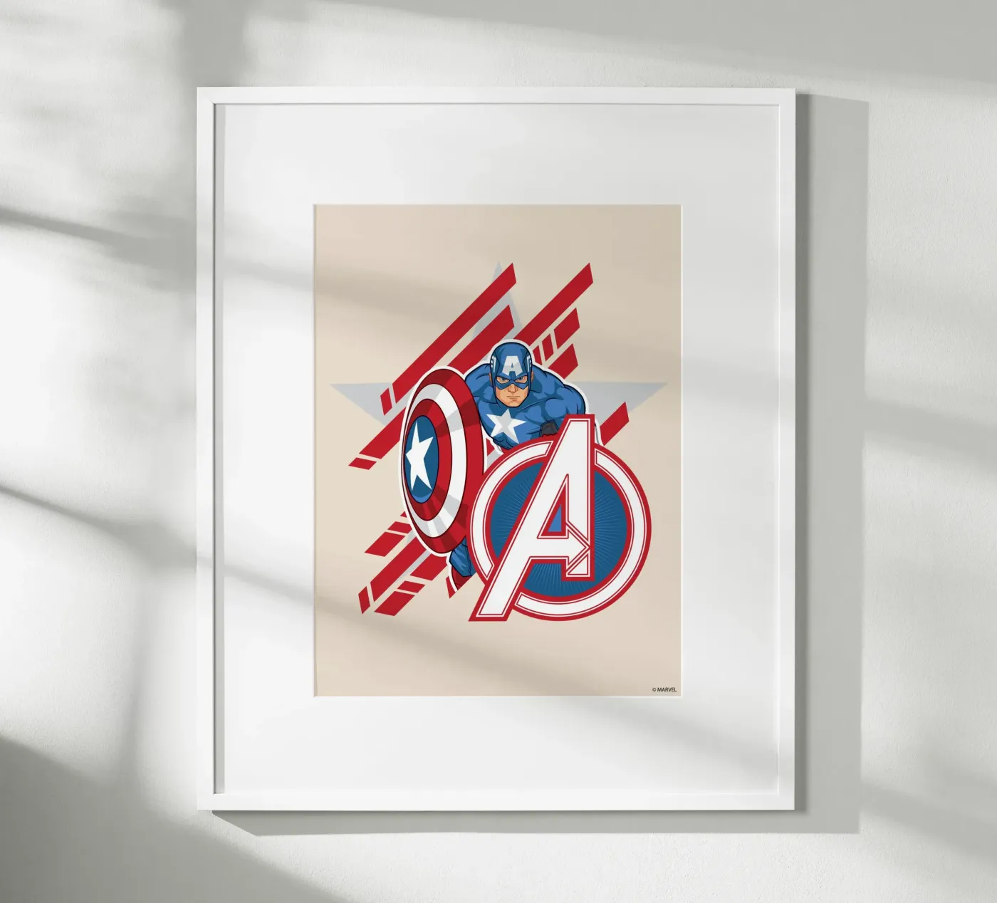 Captain America poster da MARVEL Designs by JUNIQE