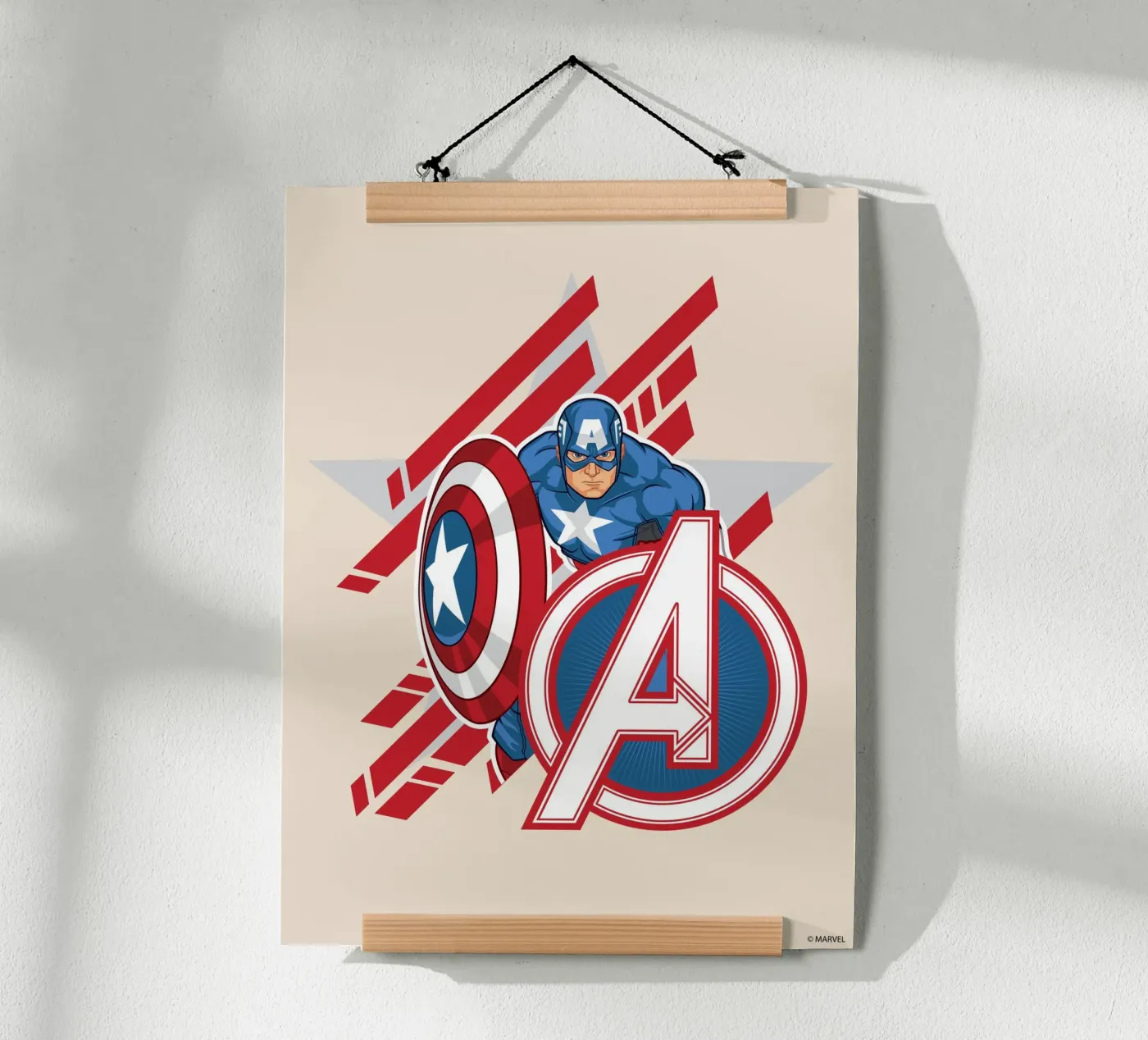Captain America poster da MARVEL Designs by JUNIQE