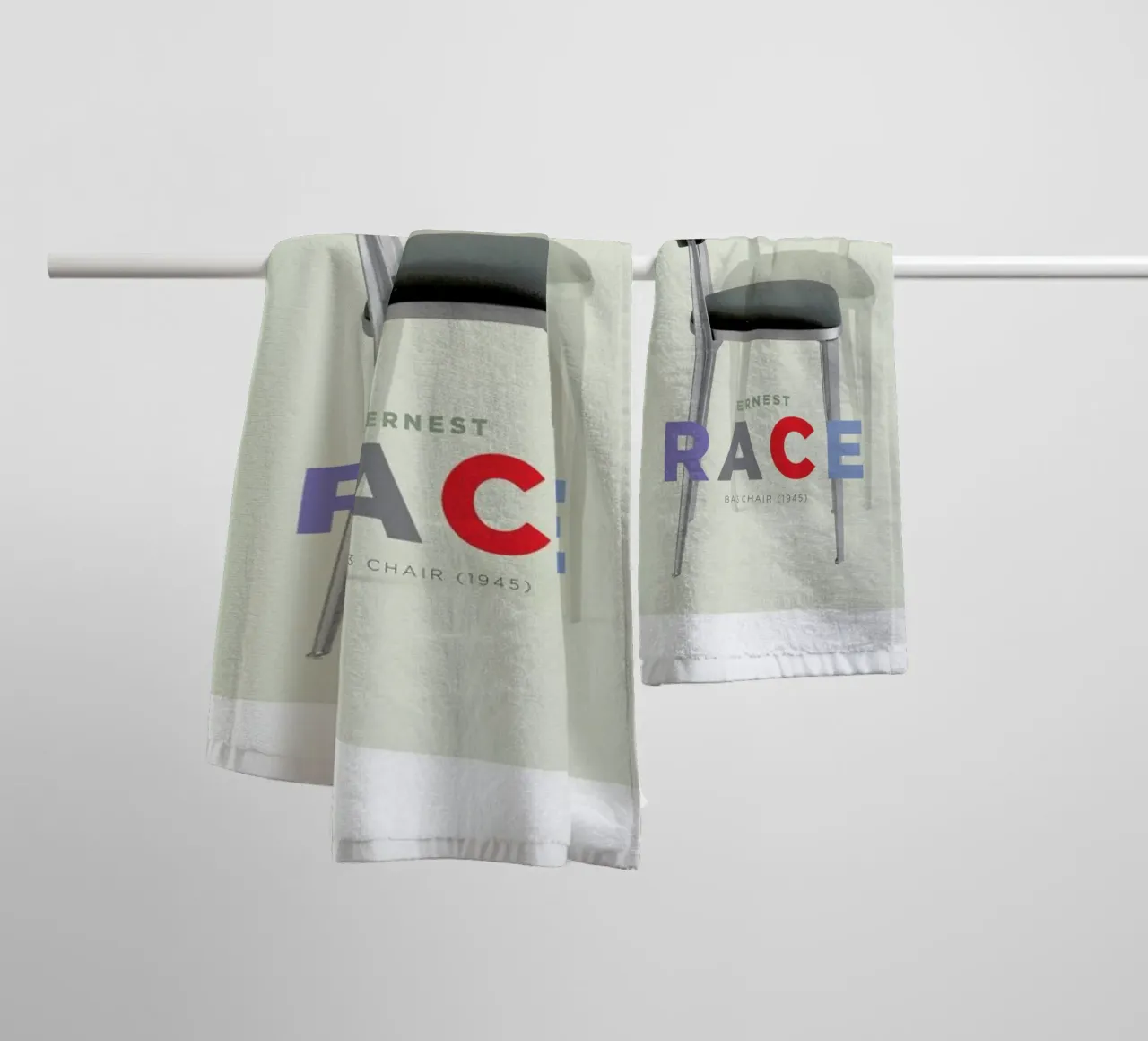 Ernst Race towel by Visual Philosophy
