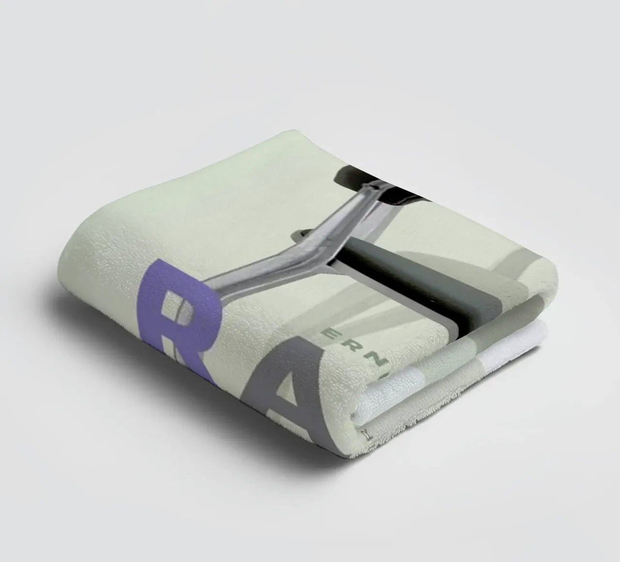 Ernst Race towel by Visual Philosophy