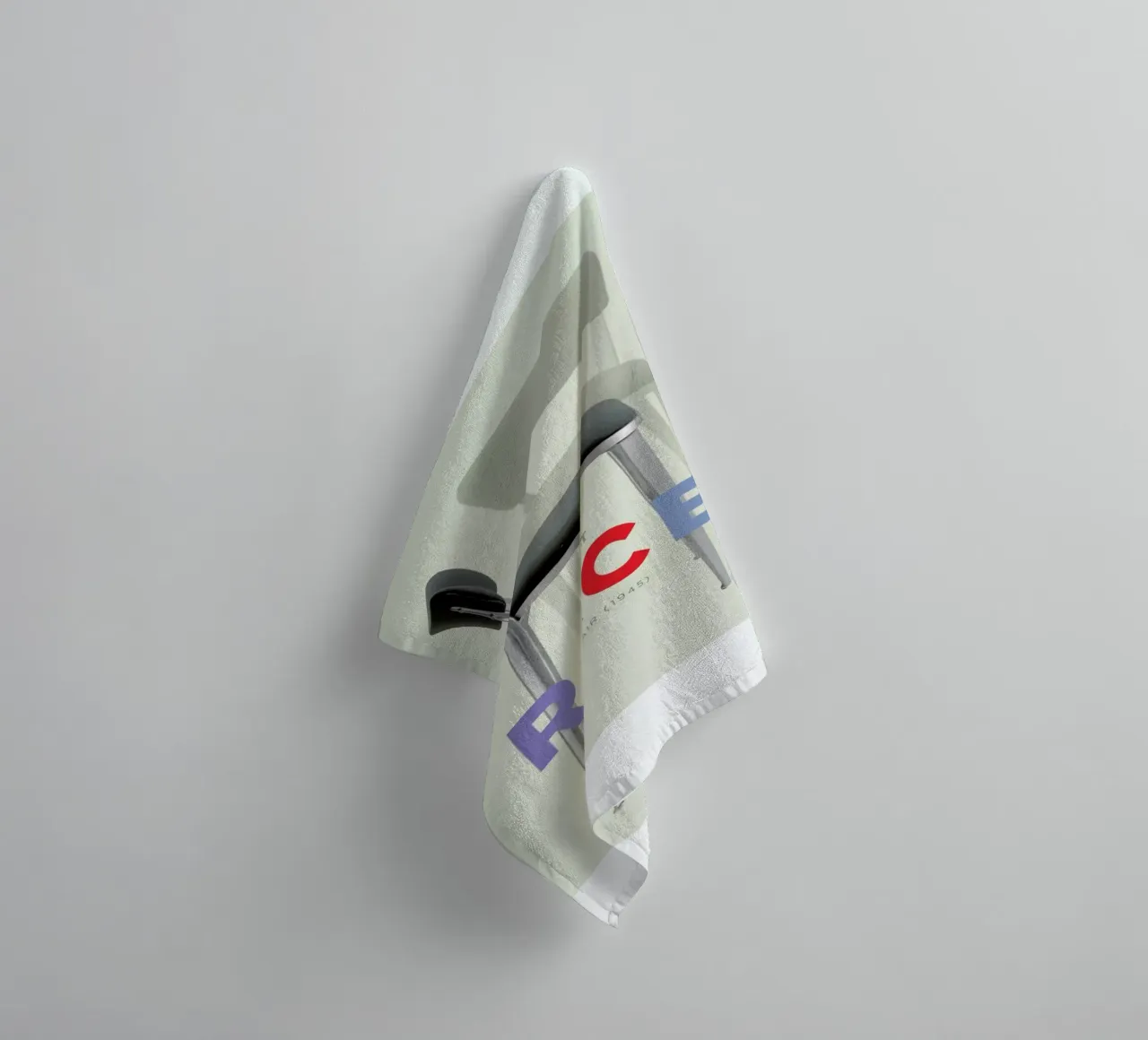 Ernst Race towel by Visual Philosophy