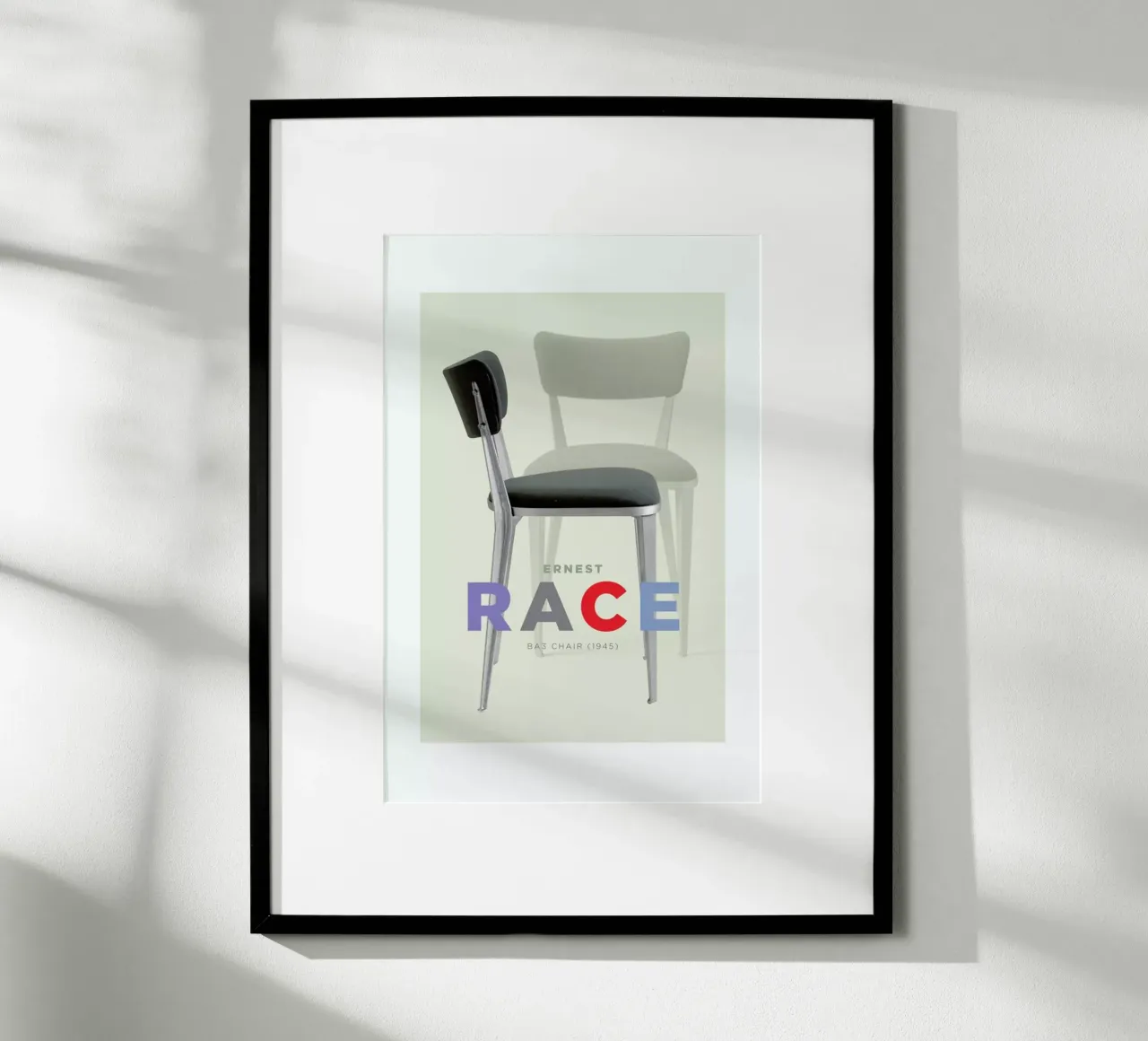 Ernst Race poster con telaio in plastica da Visual Philosophy