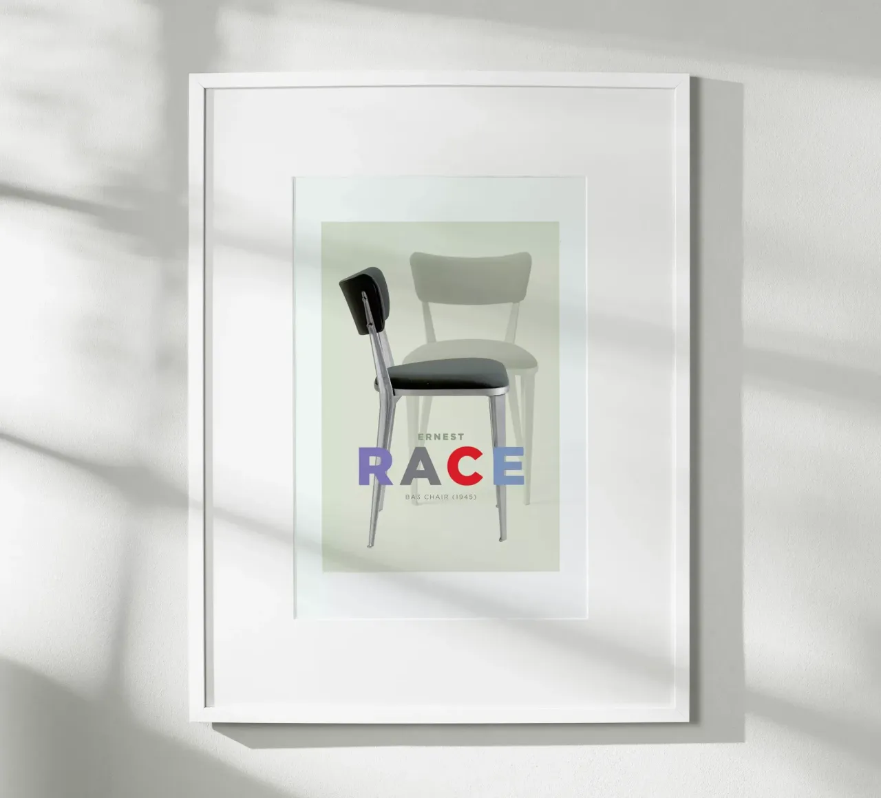 Ernst Race poster con telaio in plastica da Visual Philosophy