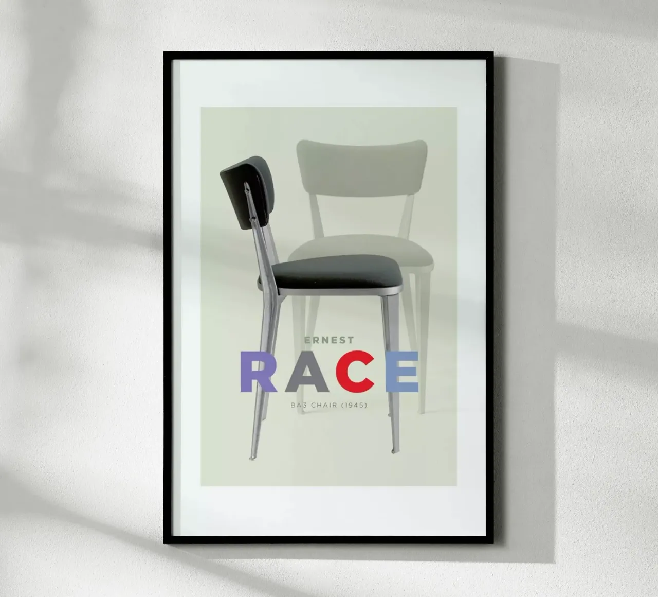 Ernst Race poster con telaio in plastica da Visual Philosophy