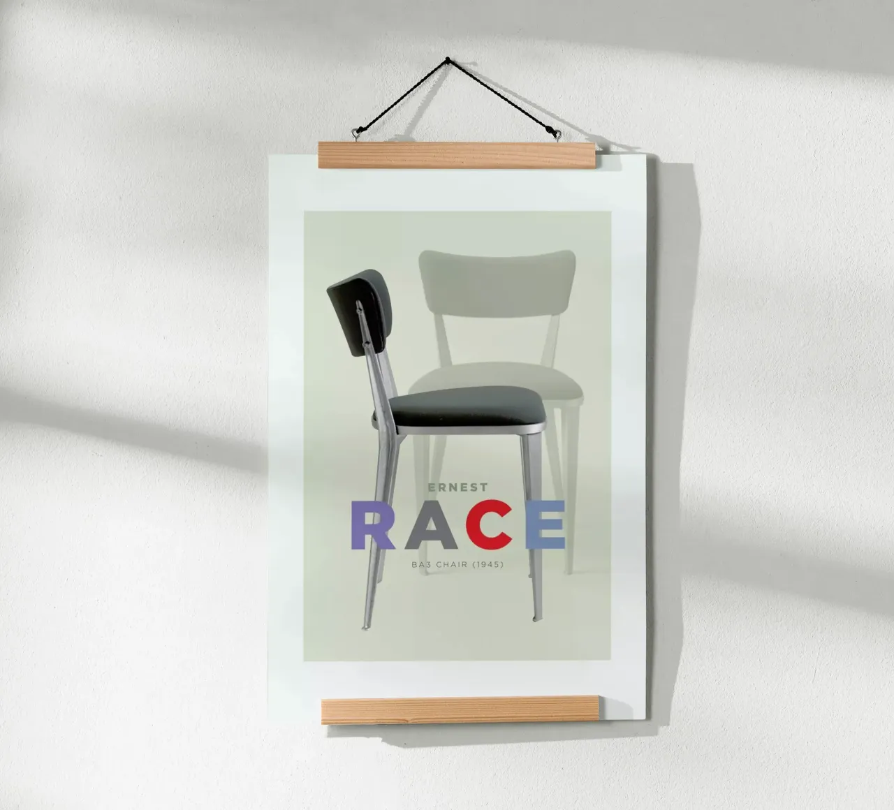 Ernst Race poster con telaio in plastica da Visual Philosophy