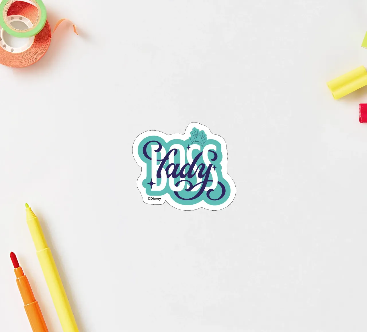 LADY BOSS sticker by DISNEY PRINCESS - Sticker Shop